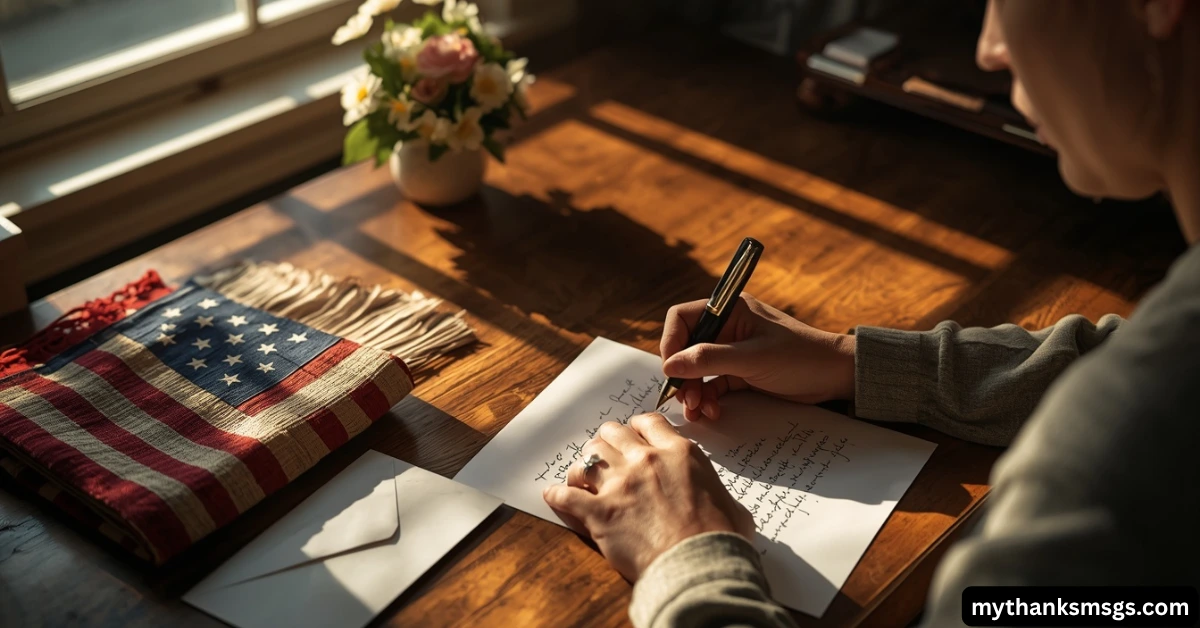 Tips for Writing Thank You Letters to Veterans