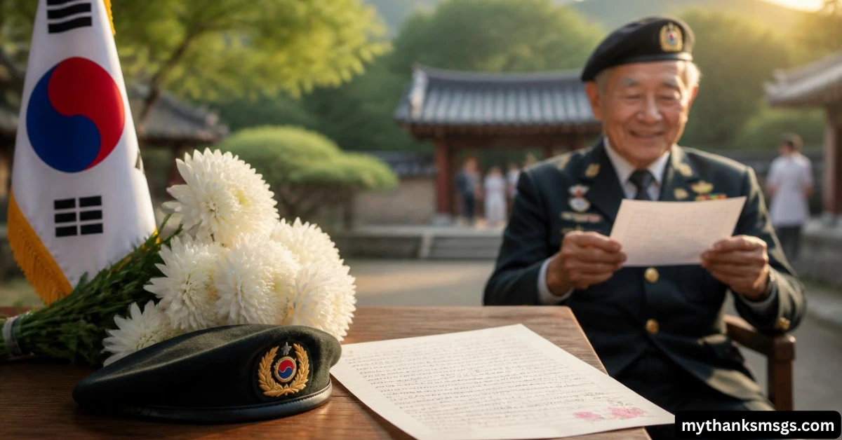 Thank You Letters to Veterans Examples for Veterans Day