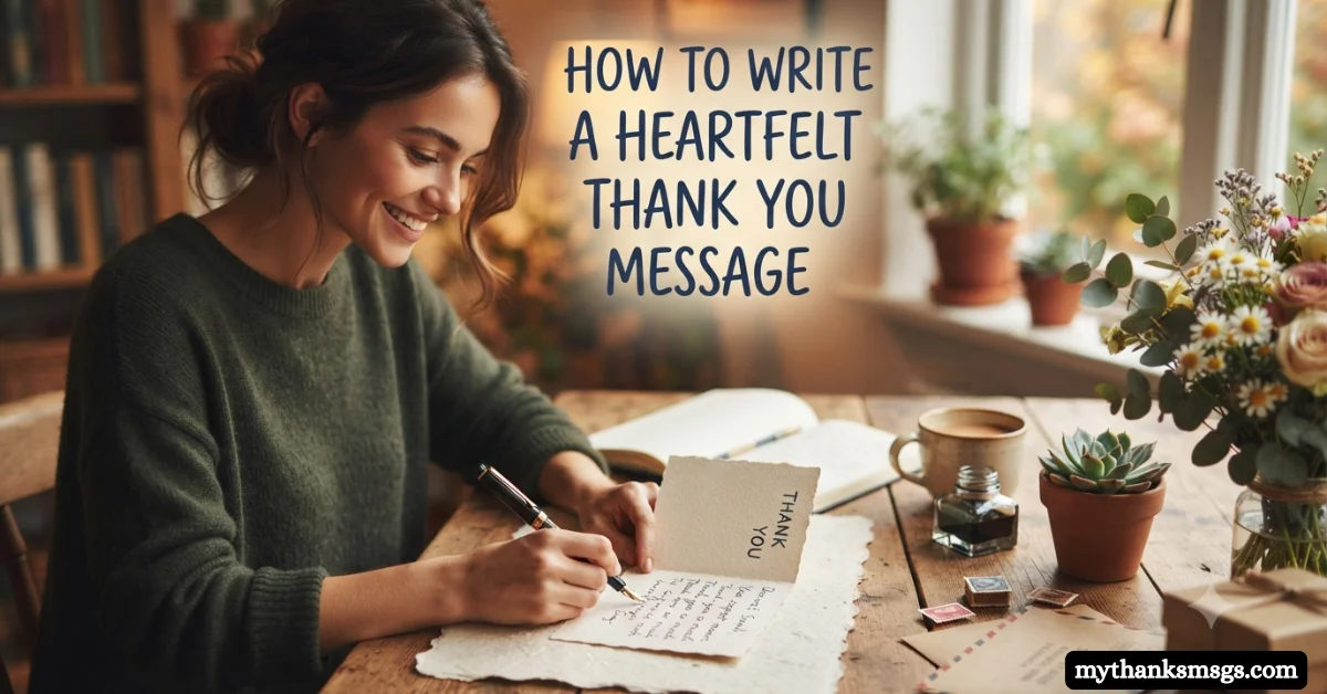 How to Write a Heartfelt Thank You Message