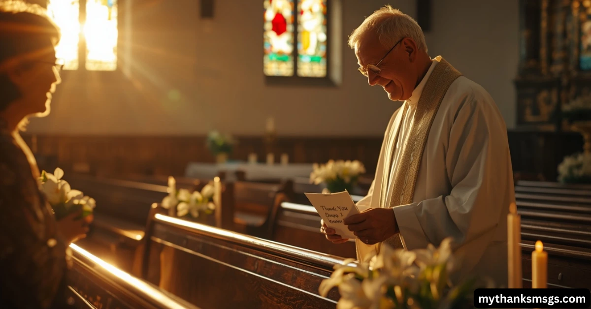 150 Meaningful Thank You Message for the Priest Ideas