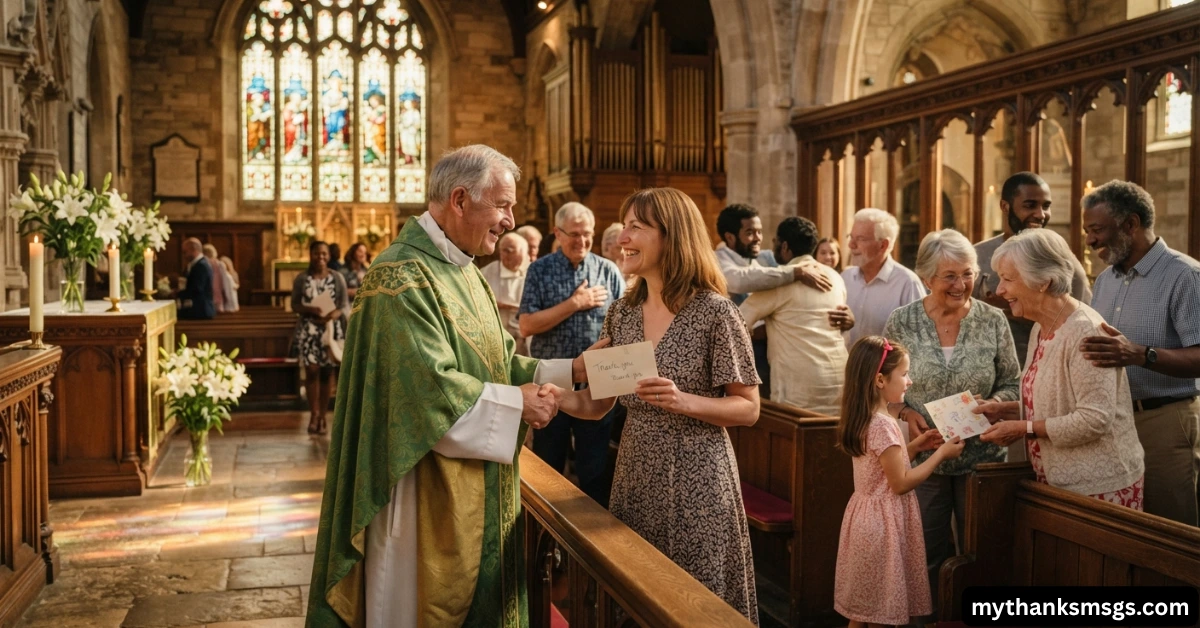 Thank You Messages from the Parish