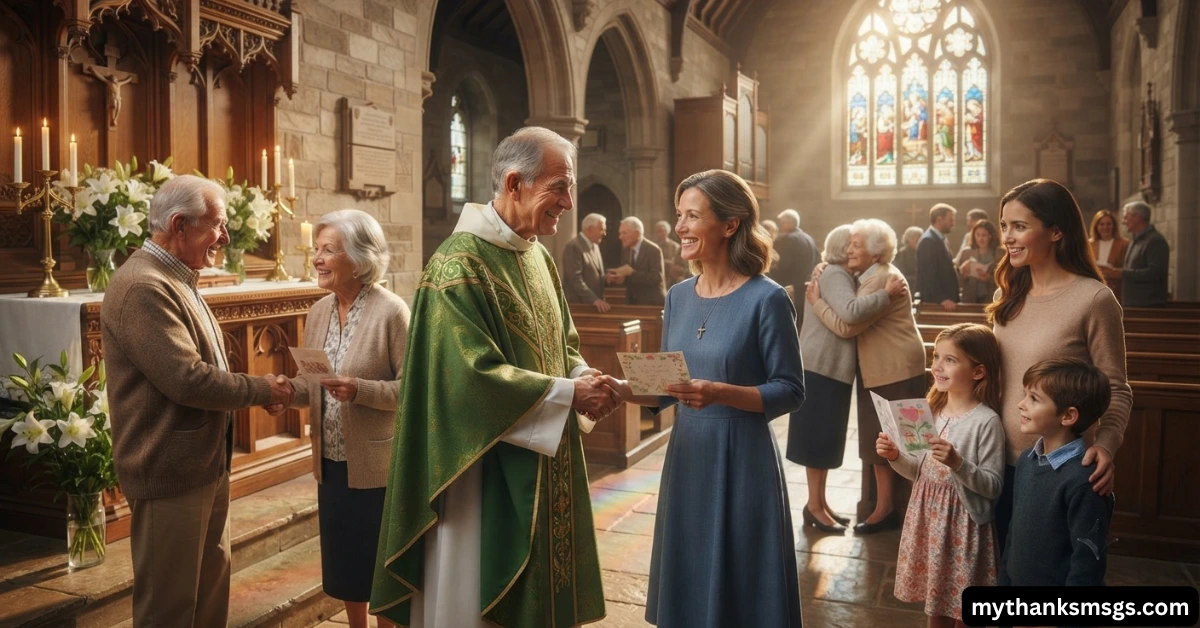 Thank You Messages for Priest Appreciation
